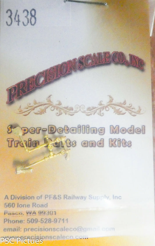Precision Scale HO #3438 Control, Blower w/4 Valves, Style 3 (Brass Casting)