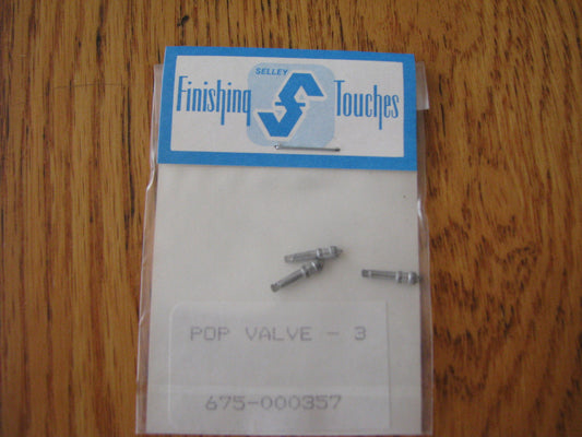 Selley HO #357 Pop Valve (3) Light Cast Metal