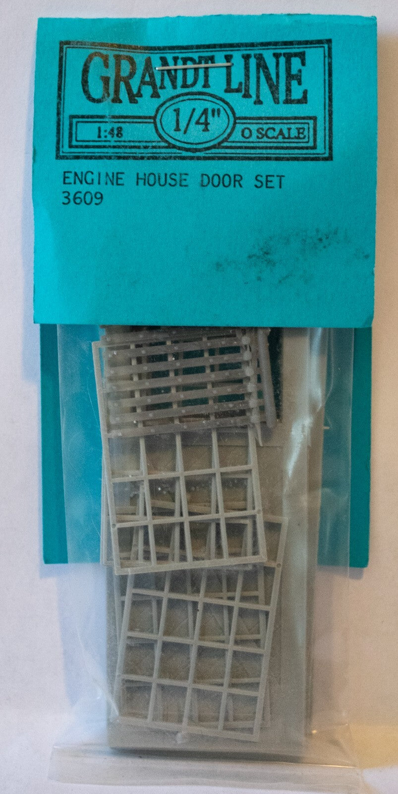 Grandt Line O #3609 Engine House Door w/Hinges - 2 Pairs -- Scale 62 x 183" 157