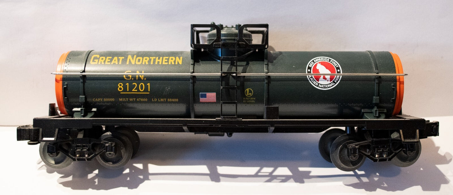 Lionel O Scale (Used) #6-81201 Great Northern Tankcar