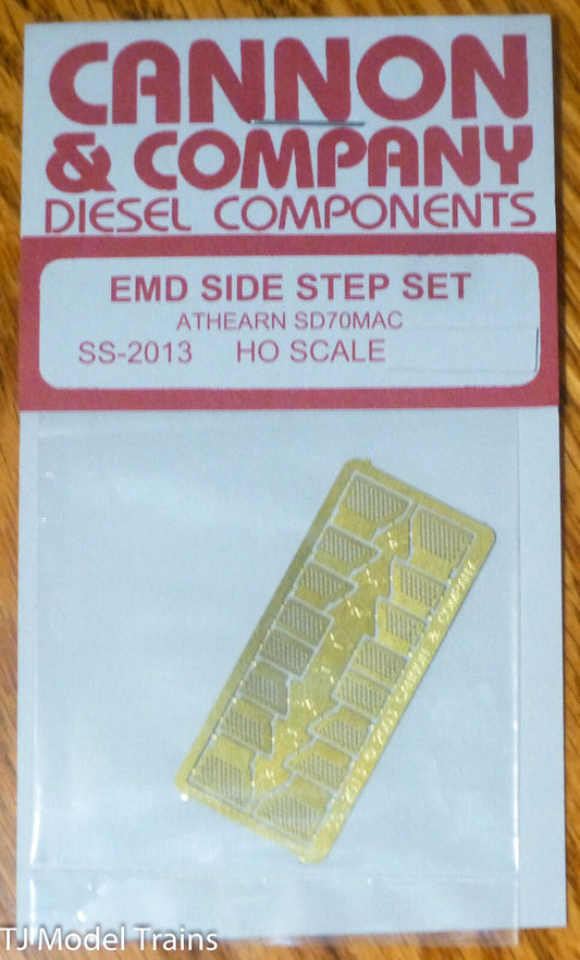 Cannon & Company #2013 EMD Side Step Set for: Athearn SD70MAC (HO Scale)