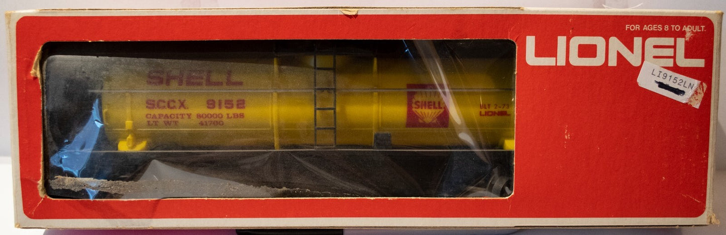 Lionel O Scale  #6-9152 Shell Single Dome Tank Car