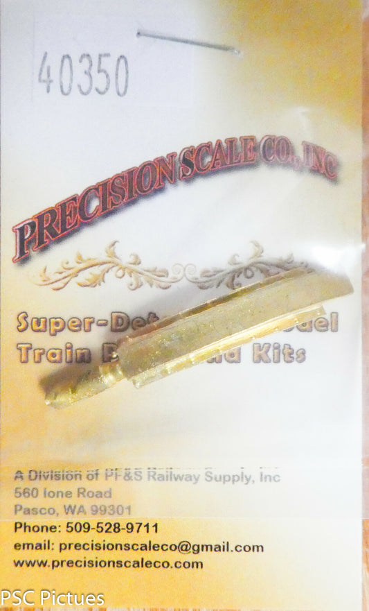 Precision Scale O #40350 Cover, Injector Pipe, Engineer's Side Big Boy or Challe