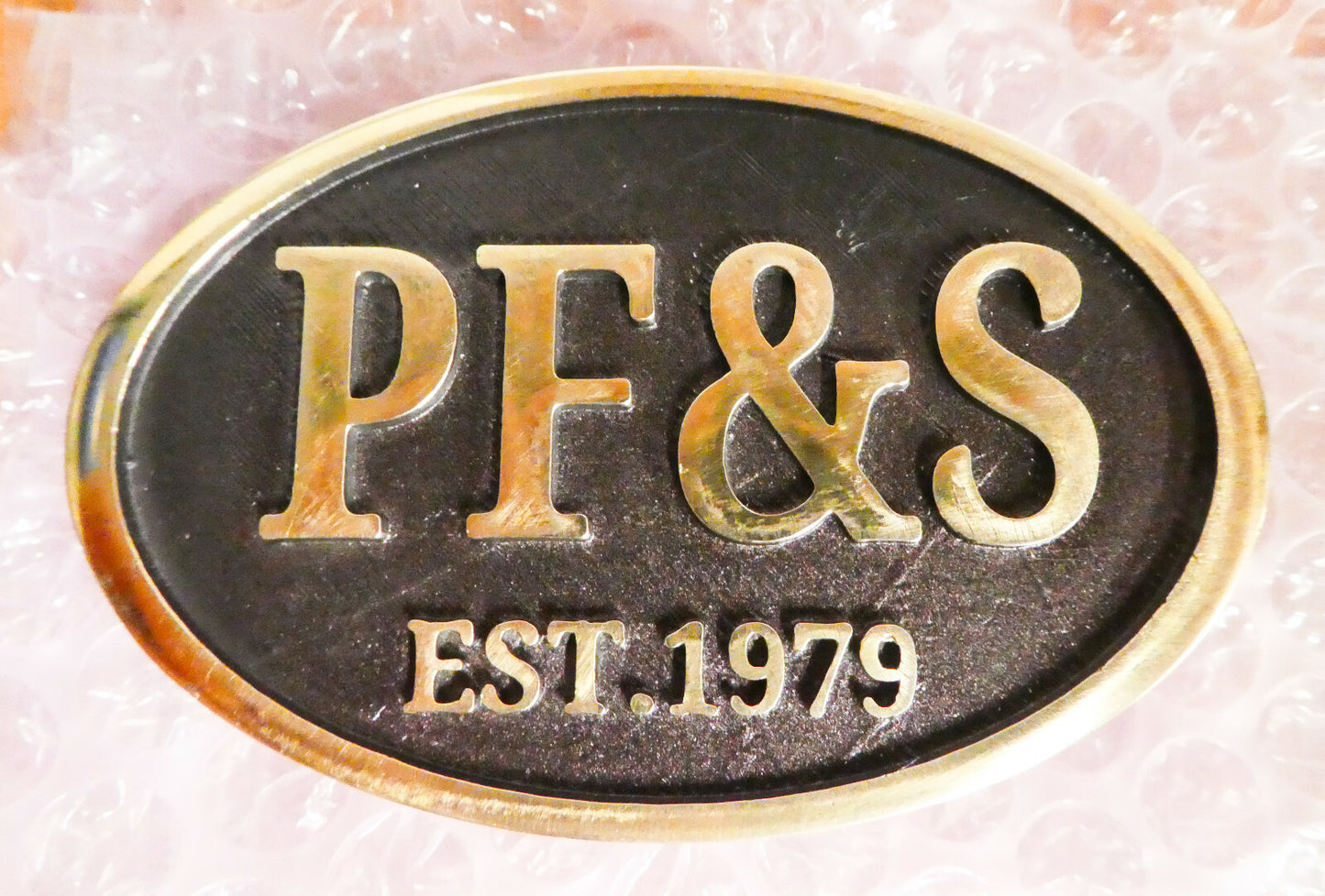 PF&S Ry Supply, Inc. (Brass Buckle) Made at Precision Scale Co. Owned by PF&S