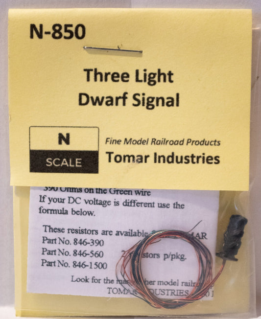 Tomar Industries #N-850 3 Lt Dwarf Signal g/y/r