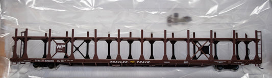 Walthers HO #910-8048 89' Flatcar w/Bi-Level Open Auto Rack - Ready to Run -- We