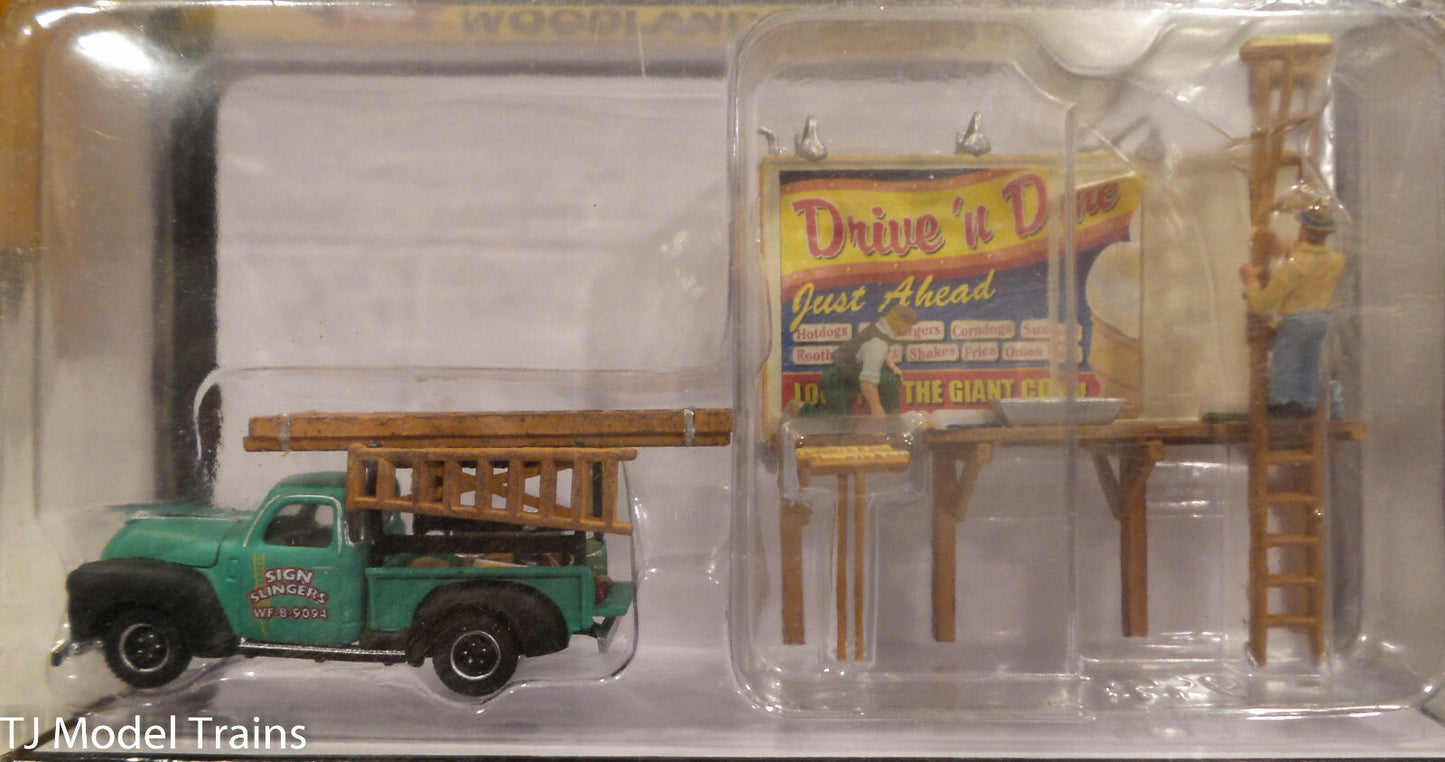 Woodland Scenics HO-Scale- AS #5556 Sign Slingers