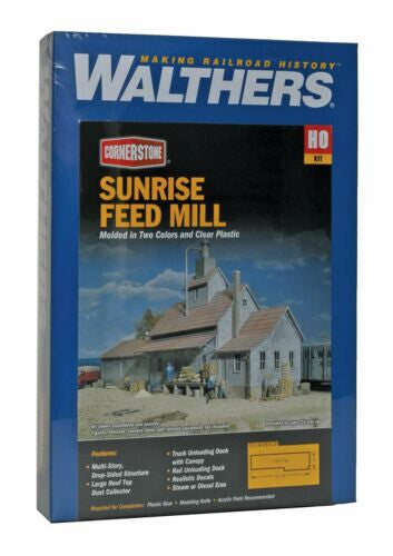 Walthers Cornerstone HO #933-3028 Sunrise Feed Mill