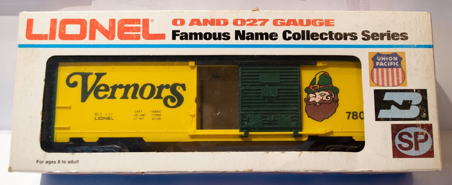 Lionel O Scale  #6-7809 Vernors Boxcar