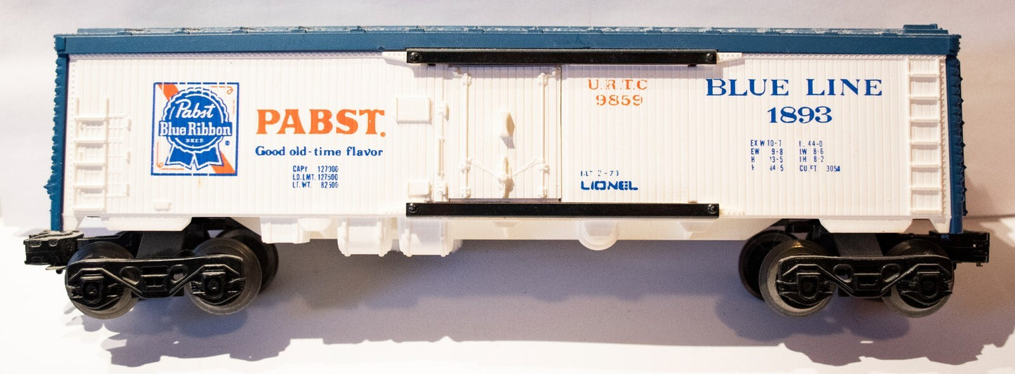 Lionel O Scale  #6-9859 Pabst Billboard Reefer