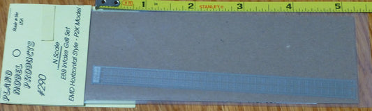 Plano Model Products N #290 E8B Intake Grill Set EMD Horizontal Style-P2K Model