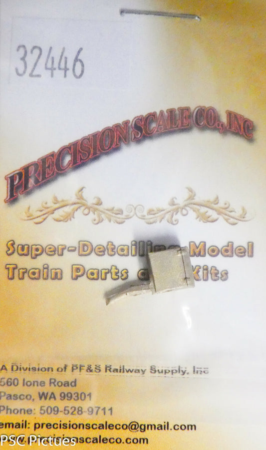 Precision Scale HO #32446 Tool Box w/Arch Lid, Non-Working (Brass Casting)