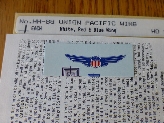 Champ Decal HO #HH-88 UP w/wings/Red White & Blue