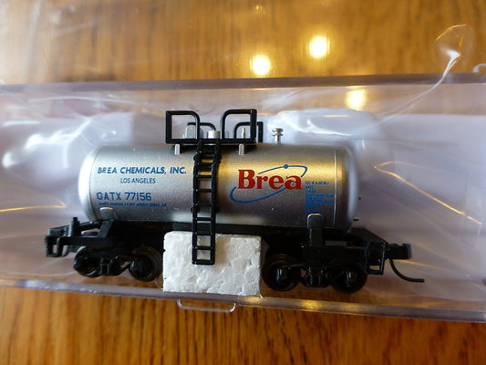 Atlas N #50001003 Brea Chemical Beer Can Tank Car Rd #77156