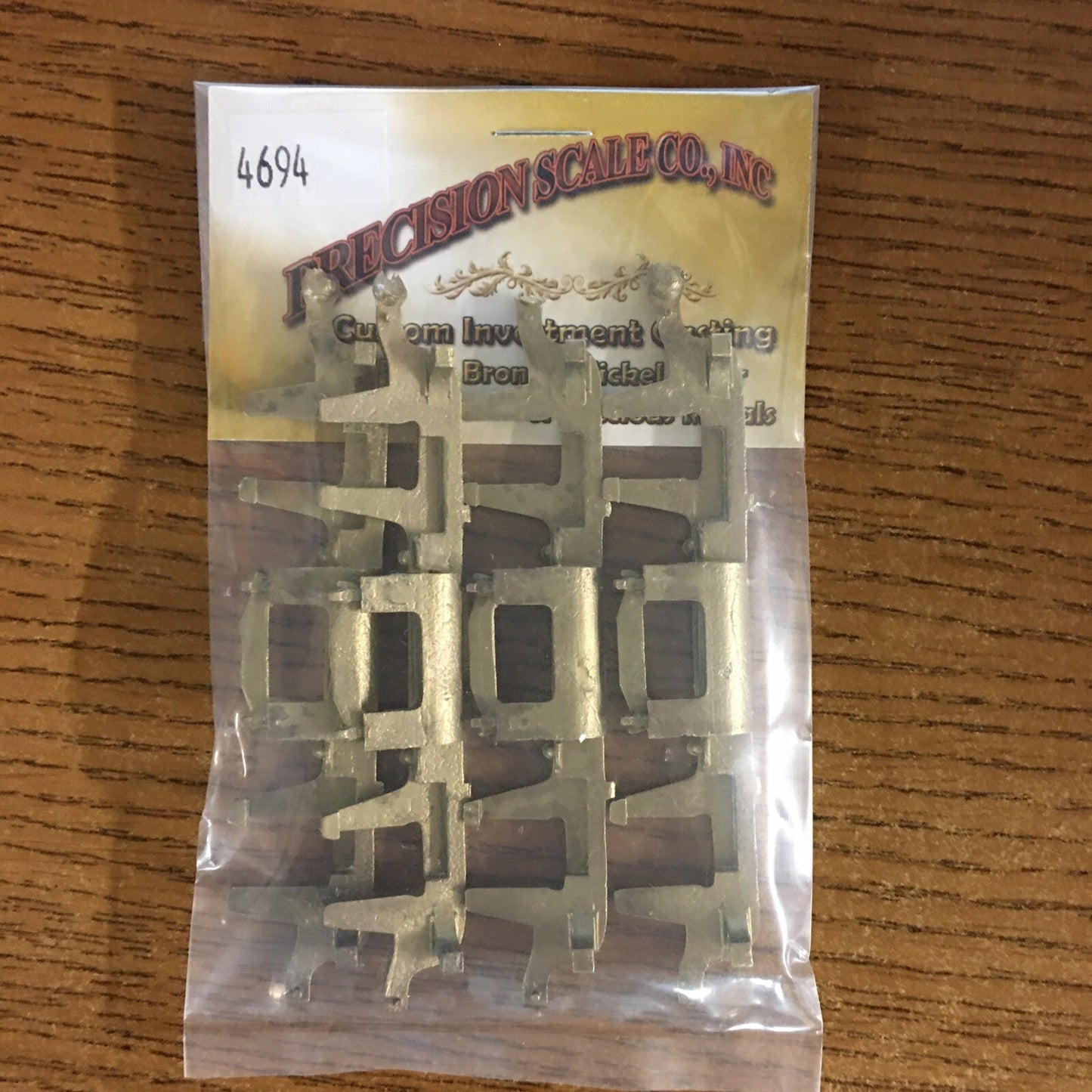 Precision Scale O #4694 Sideframes, PRR 2DP5 & 2D5P5, 4-Wheel Pass Car, R50 &