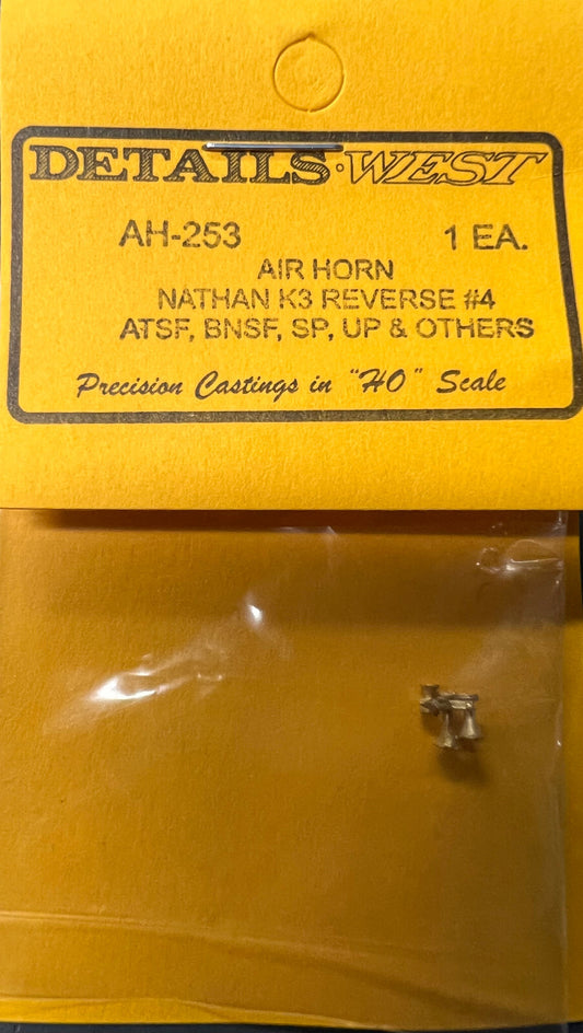 Details West HO #253 Air Horn "Nathan" K3 Reverse #4