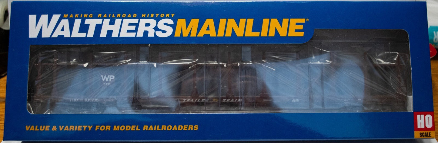 Walthers HO #910-8046 89' Flatcar w/Bi-Level Open Auto Rack - Ready to Run -- We