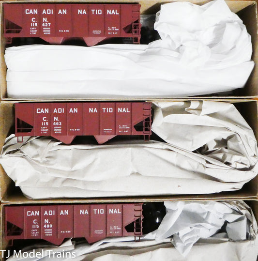Accurail HO #8145 Canadian National USRA Twin Hoppers (3-Pack) Plastic