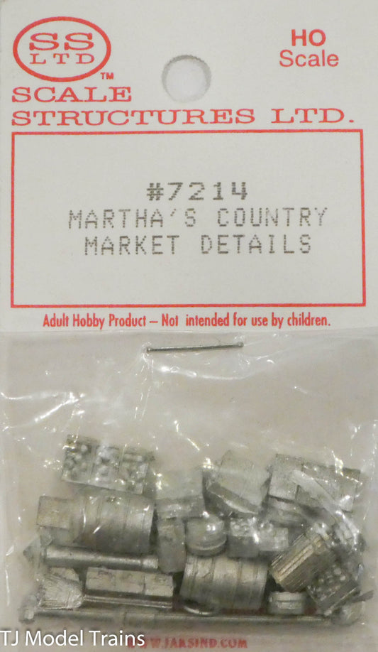 SS Ltd. HO #7214 Martha's Country Market Details (Cast Metal)