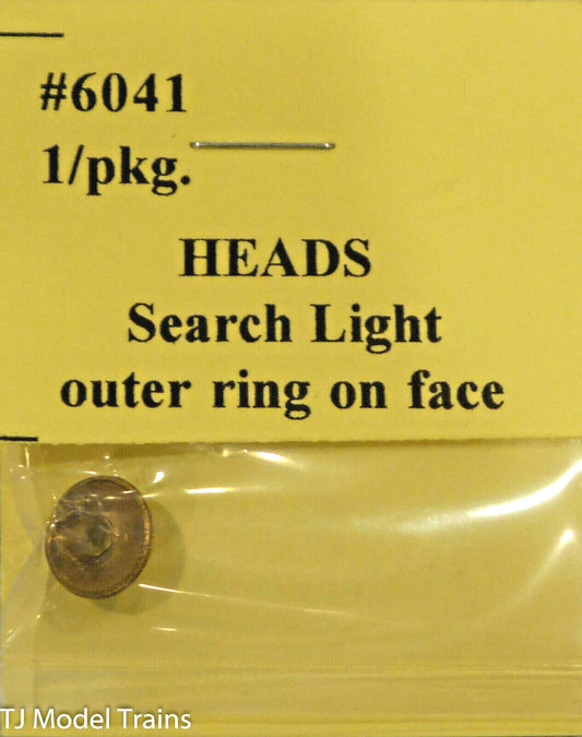 Tomar Industries #6041 Heads Search Light/ Outer Ring On Face (Brass Casting)