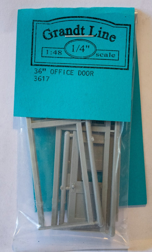 Grandt Line O #3617 Office Door w/Transom - 36" Wide