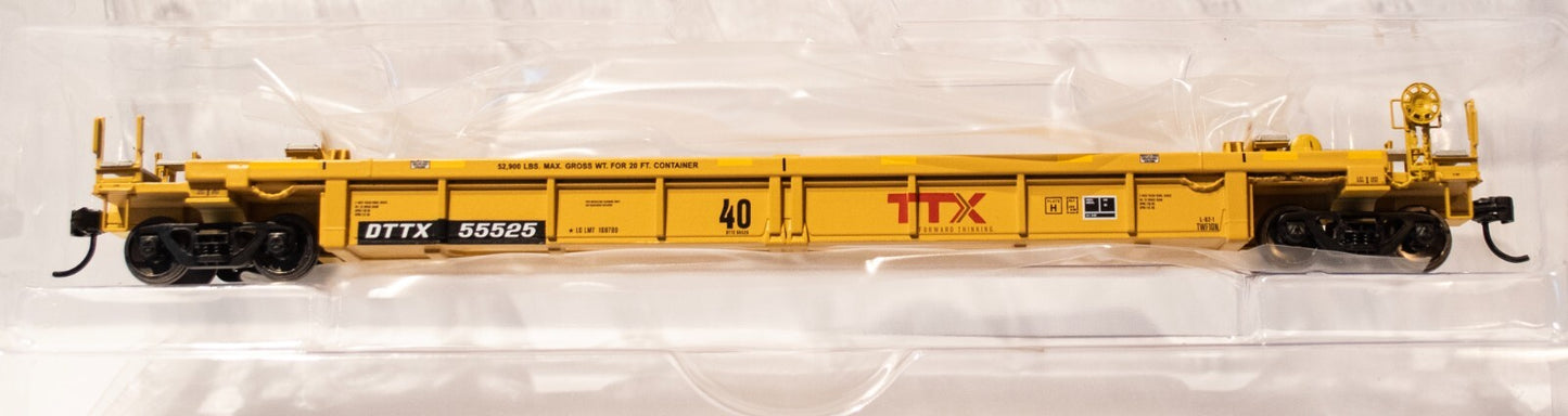 Walthers HO #910-8430 Thrall Rebuilt 40' Well Car - Ready to Run -- TTX DTTX #55