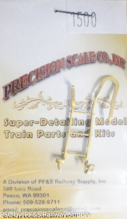 Precision Scale O #1500 Ladder, 3-Rung, Tender (Brass Casting)