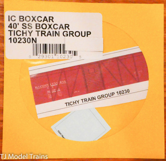 Tichy Train Group Decal #10230N Illinois Central 40' SS Boxcar (Decal)