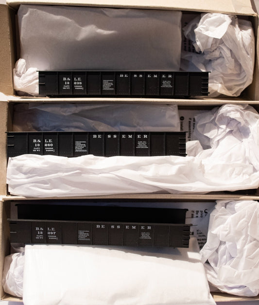 Accurail HO #37774 (3Pck) AAR 41' Steel Gondola 3-Pack - Kit -- Bessemer & Lake