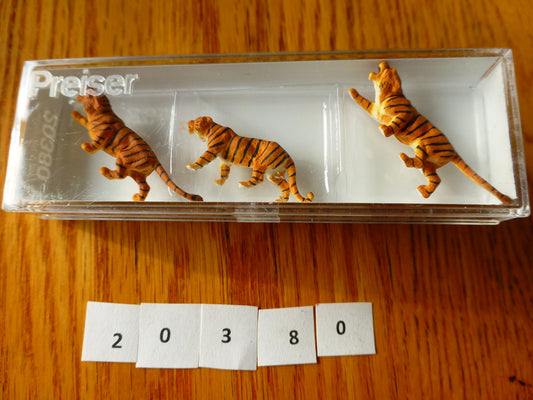 Preiser HO #20380 Tigers  (Figures)