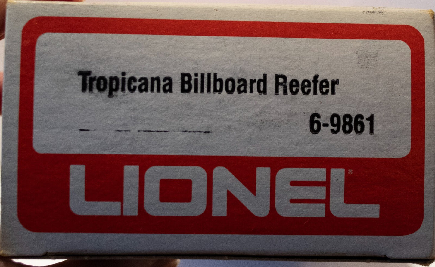 Lionel O Scale  #6-9861 Tropicana Billboard Reefer
