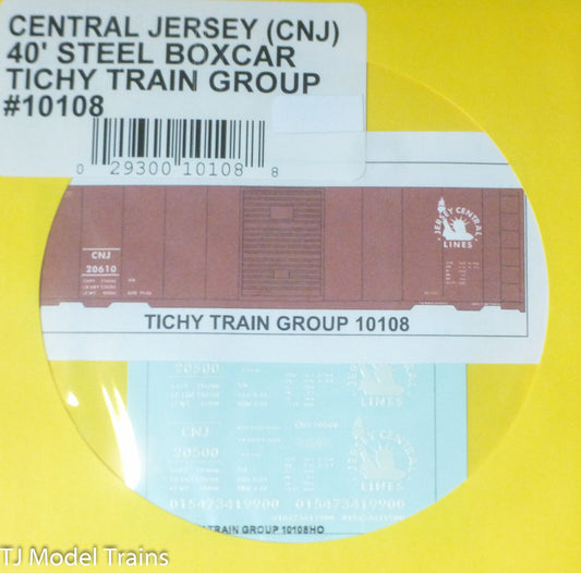 Tichy Train Group #10108 Decal for: Central Railroad of New Jersey 40' Door Stee