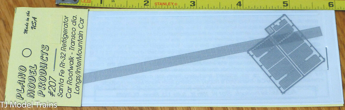 Plano #207 (HO Scale) Intermountain Santa Fe Reefer Walkway -- Transco, Diamond
