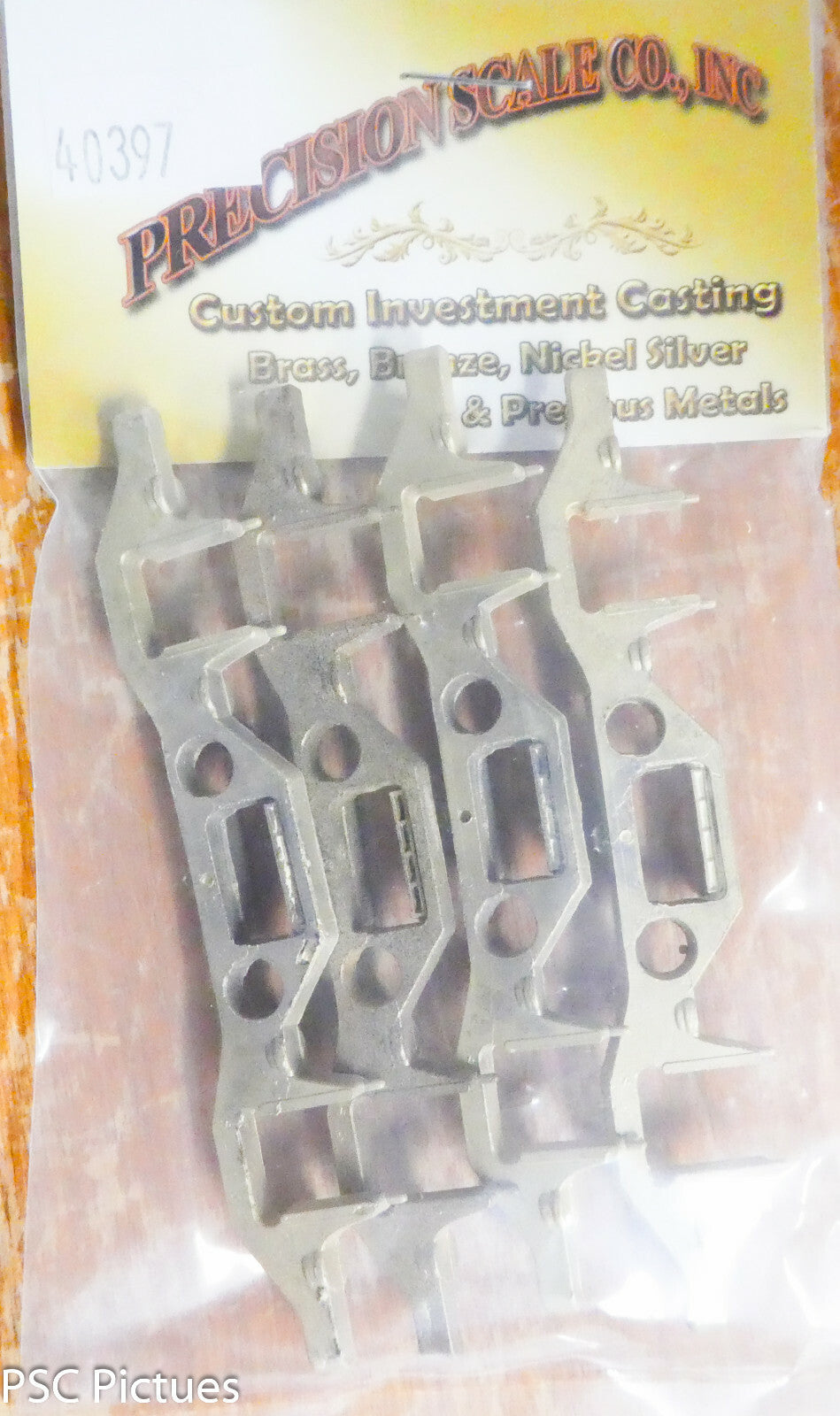 Precision Scale O #40397 Sideframes, for: Pullman 43R 4-Wheel Pass Truck (Brass)