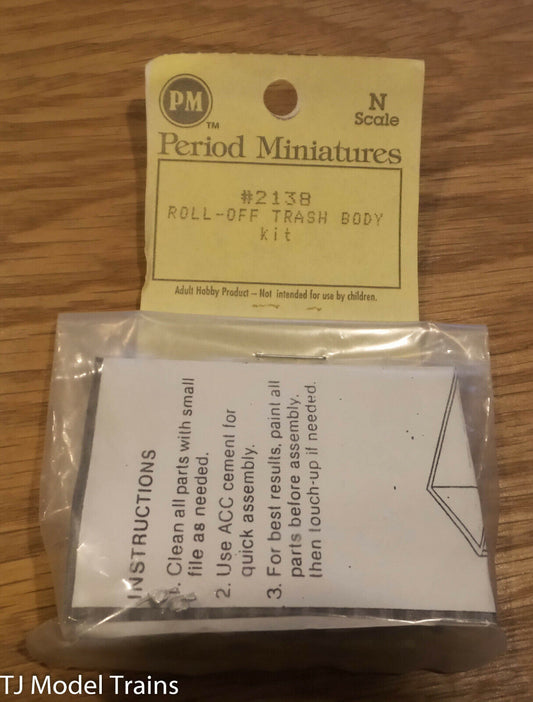 Period Miniatures N #2138 ROLL-OFF TRASH BODY kit