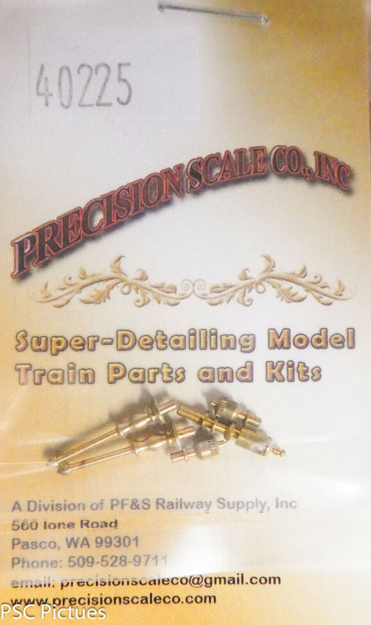 Precision Scale O #40225 (2-Lubricators, 1-Whistles, 2-Flag Staff, C.P. Huntingt