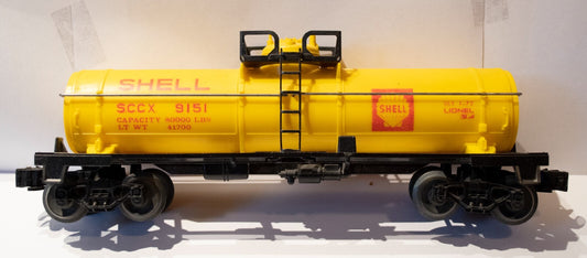 Lionel O Scale  #6-9151 Shell Single Dome Tank Car