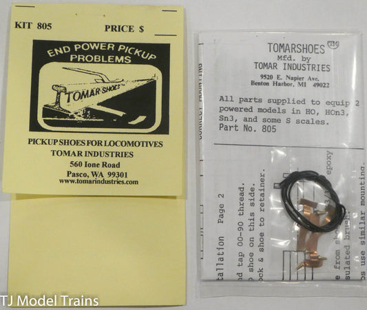 Tomar Industries #805 Pickup Shoes for Locomotives (Brass)