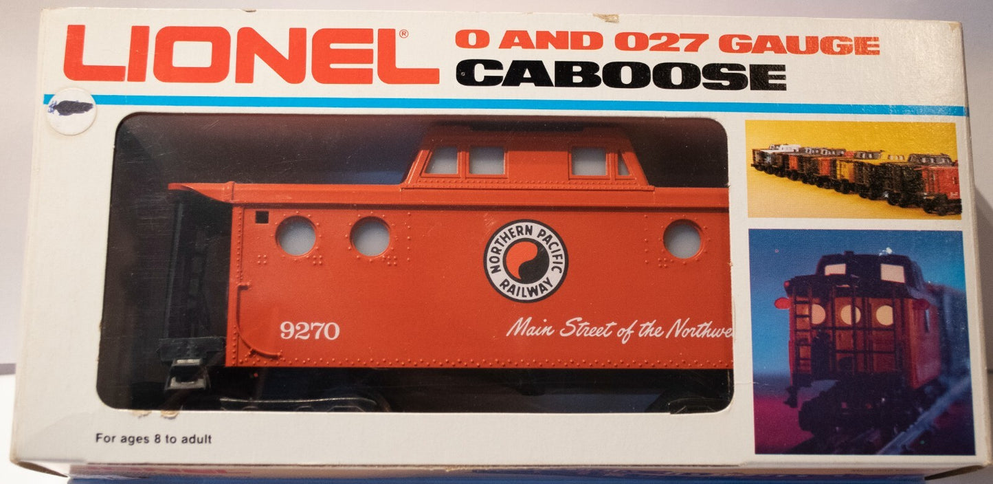 Lionel O Scale  #6-9270 Northern Pacific Railway Lighted Caboose