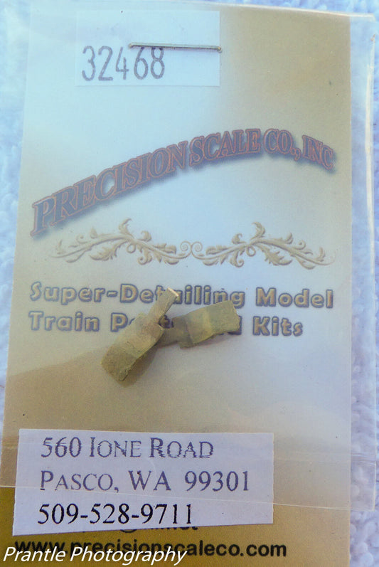 Precision Scale HO #32468 Steps, Front Running Board (Pkg 2)