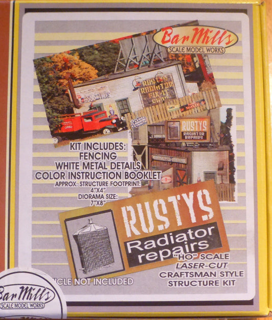 Bar Mills HO #832 Rusty's Radiator Co. -- Kit