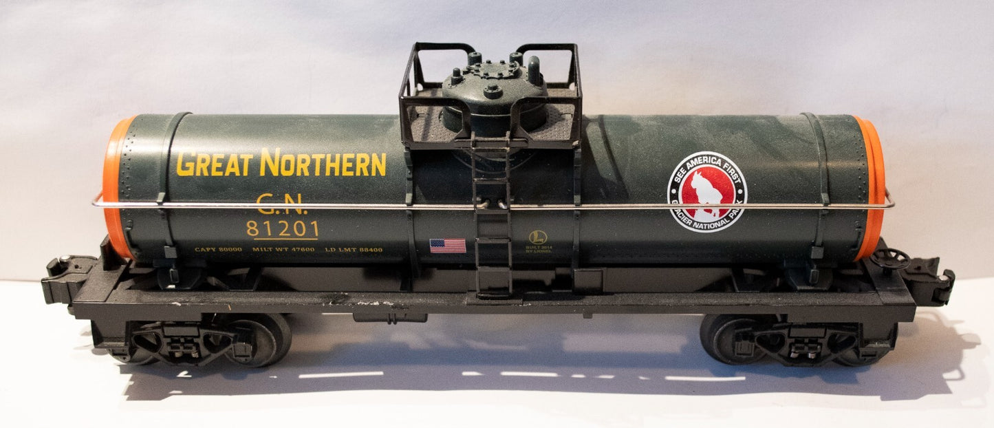 Lionel O Scale (Used) #6-81201 Great Northern Tankcar