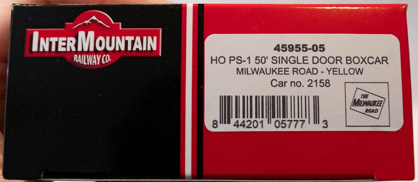 InterMountian HO #45955-05 50' PS-1 Single Door Boxcar w/Cushion Underframe - Re