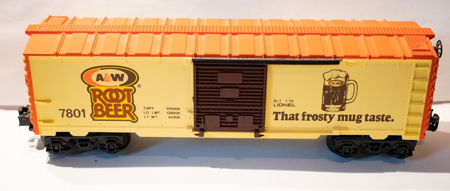 Lionel O Scale (Used) #7801 A&W Box Car