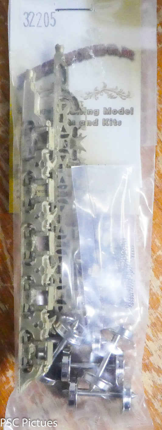 Precision Scale HO #32205 Truck, 10-Wheel Tender, Full Working, 40" Wheels, Br