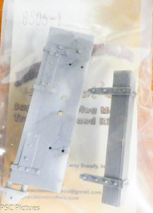 Precision Scale O #8506.1 Beam & Footboard, Rear Pilot (Plastic)