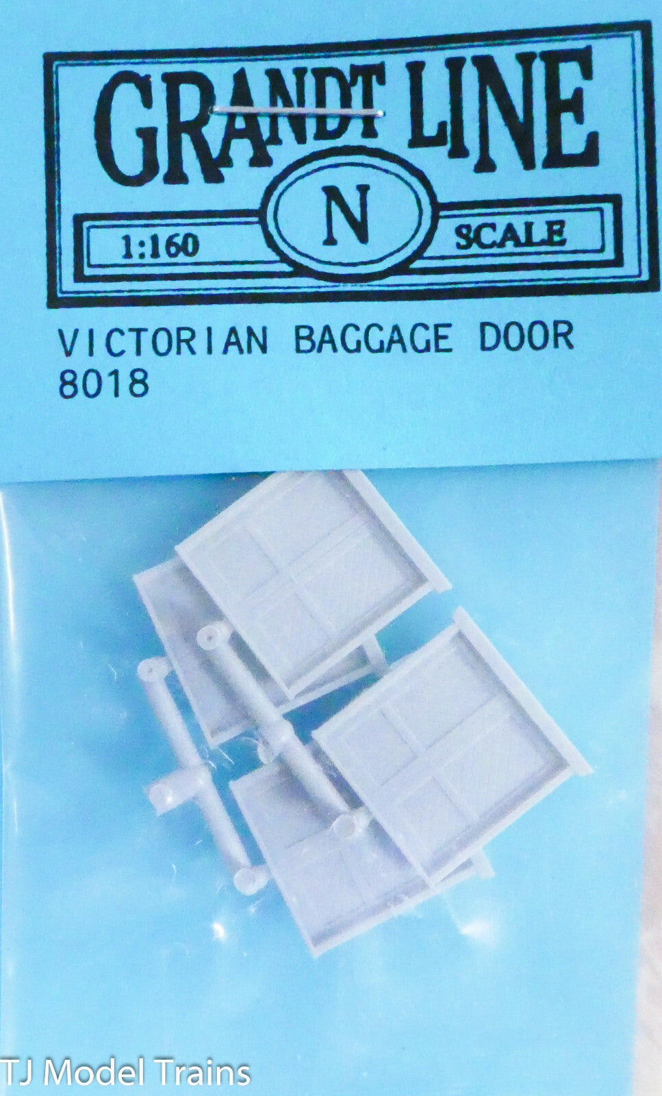 Grandt Line N #8018 Doors -- Victorian Baggage, 80" Wide (Plastic)