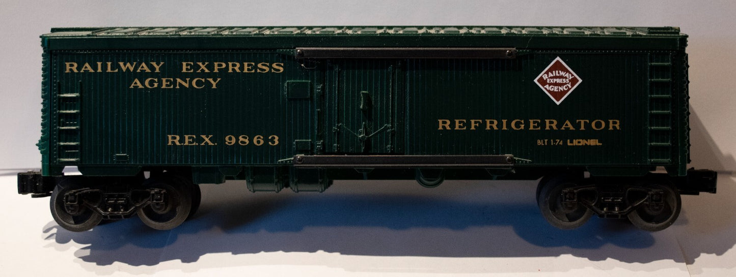Lionel O Scale  #6-9863  REA Reefer Car