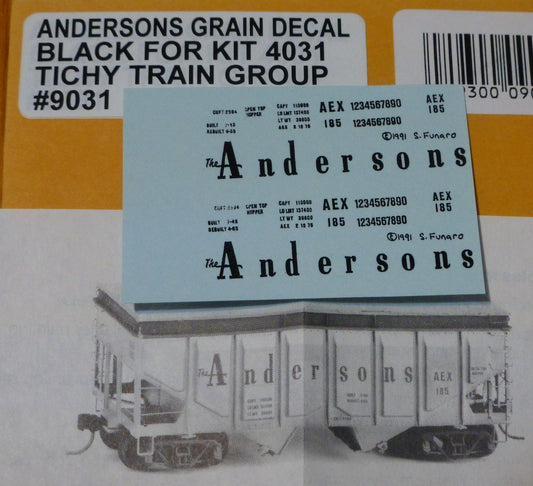 Decal / Tichy Train Group HO #9031 Decals For USRA 36' 2-Bay Panel Side Rebuilt