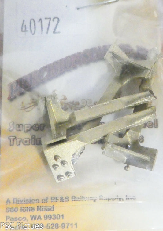 Precision Scale O #40172 Plates, Corner End Sill, for: C-16 (Brass Castings)